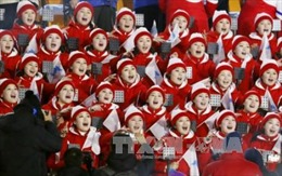 Olympic PyeongChang 2018: Đoàn cổ vũ Triều Tiên gây ấn tượng mạnh tại Hàn Quốc